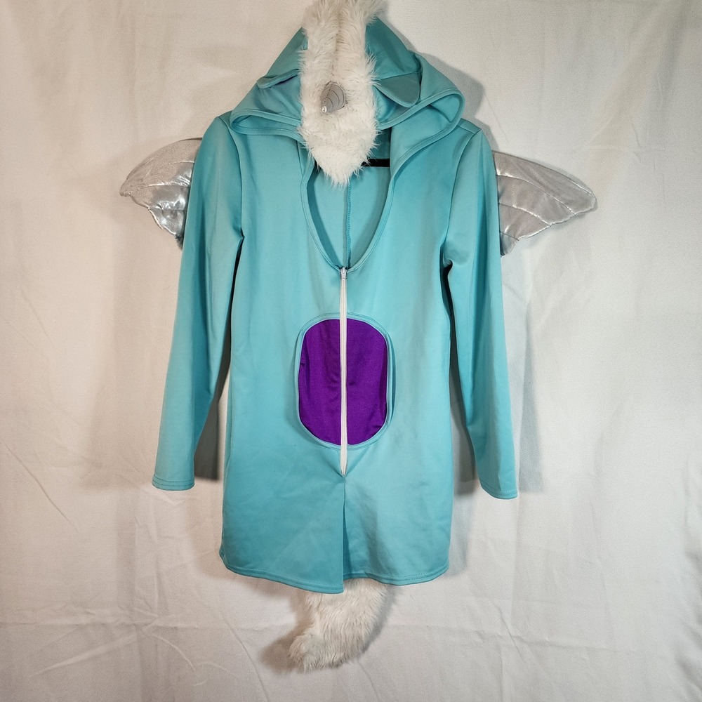 Coquette Light Blue Unicorn Pegasus Costume with Wings & Tail Womens M/L